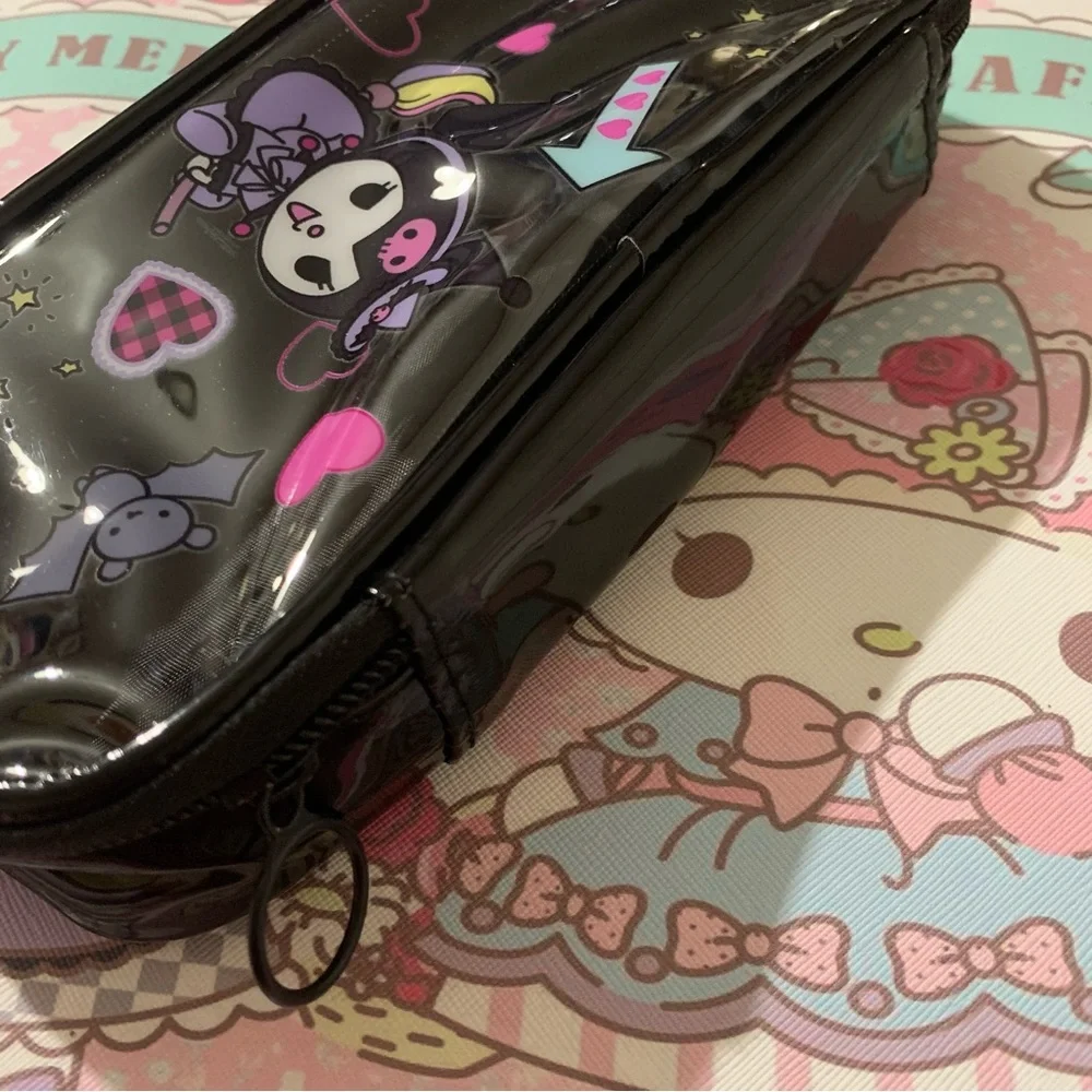 Kuromi Black Pencil Case/ Cosmetic Bag